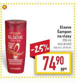 Billa Elseve šampon na vlasy nabídka