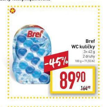 Billa Bref wc blok nabídka