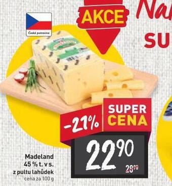 Billa Madeland sýr nabídka