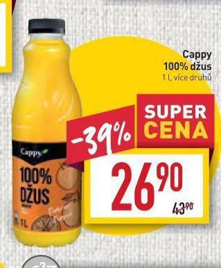 Billa Cappy 100% džus nabídka