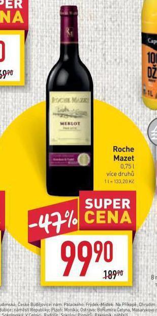 Billa Roche mazet nabídka