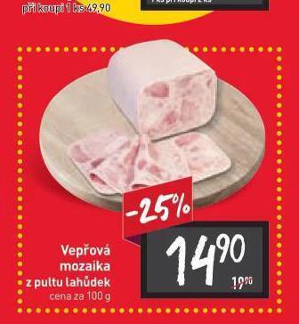 Billa Vepřová mozaika nabídka