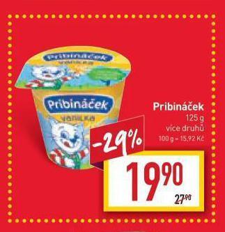 Billa Pribináček nabídka