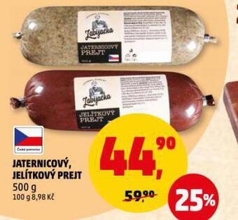 Penny Market Jaternicový, jelítkový prejt nabídka
