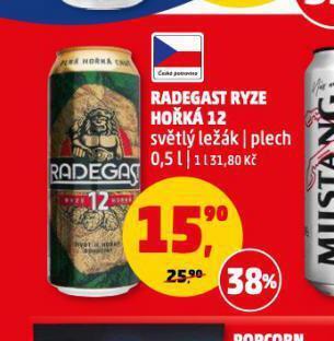 Penny Market Pivo radegast ryze hořká 12 nabídka