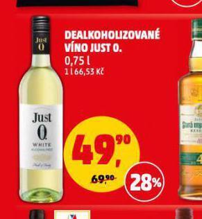 Penny Market Dealkoholizované víno just o. nabídka
