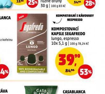Penny Market Kompostovací kapsle segafredo nabídka