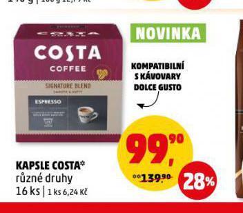 Penny Market Kapsle costa nabídka