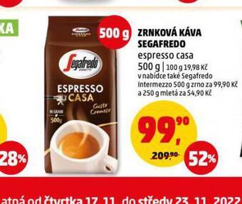 Penny Market Segafredo zrnková káva nabídka