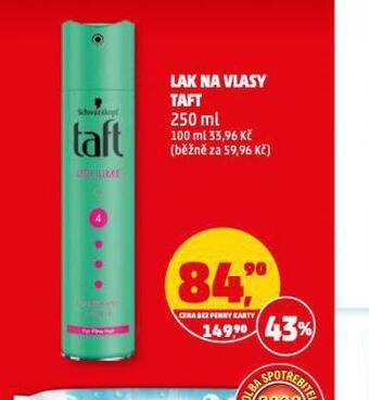 Penny Market Taft lak na vlasy nabídka