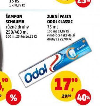Penny Market Odol classic zubní pasta nabídka