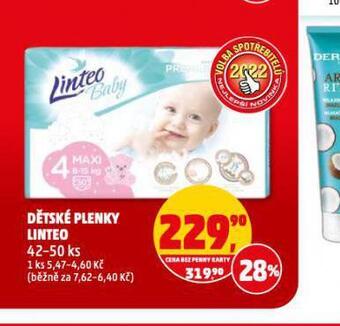 Penny Market Linteo dětské plenky nabídka