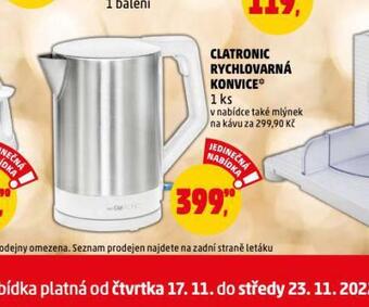 Penny Market Rychlovarná konvice nabídka