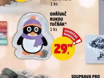 Ohřívač rukou tučňák