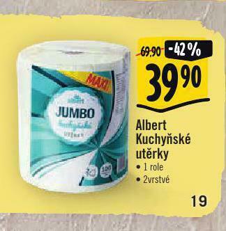 Albert Kuchyňské utěrky nabídka