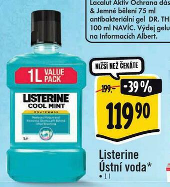 Albert Listerine ústní voda nabídka