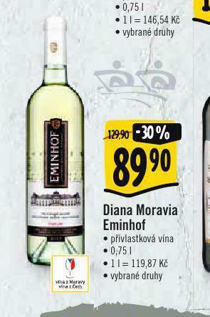 Albert Diana moravia eminhof nabídka