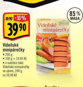 Albert Vídeňské minipárečky nabídka