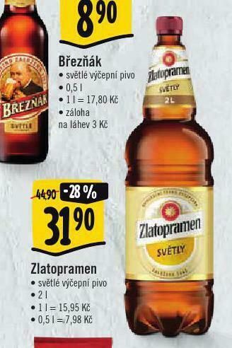 Albert Pivo zlatopramen nabídka