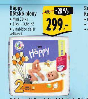 Albert Háppy dětské pleny nabídka