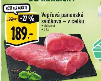 Albert Vepřová panenská svíčková nabídka