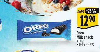 Albert Oreo milk snack nabídka