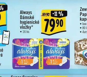 Albert Always dámské vložky nabídka