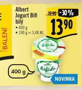 Albert Jogurt bifi nabídka