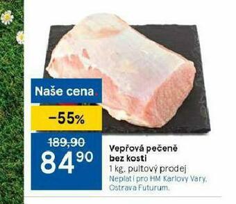 Tesco Vepřová pečeně bez kosti nabídka