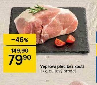 Tesco Vepřová plec bez kosti nabídka