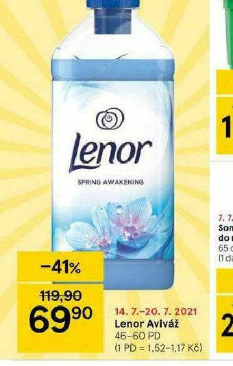 Tesco Lenor aviváž nabídka
