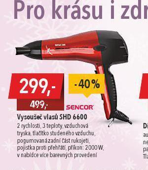 Globus Vysoušeč vlasů sencor nabídka