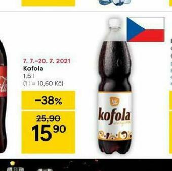Tesco Kofola 1,5l nabídka