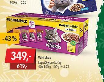 Globus Whiskas kapsičky pro kočky nabídka