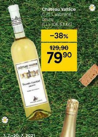 Tesco Chateau valtice nabídka