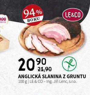 Terno Anglická slanina nabídka