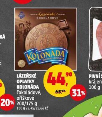 Penny Market Lázeňské oplatky kolonáda nabídka