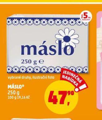 Penny Market Máslo nabídka