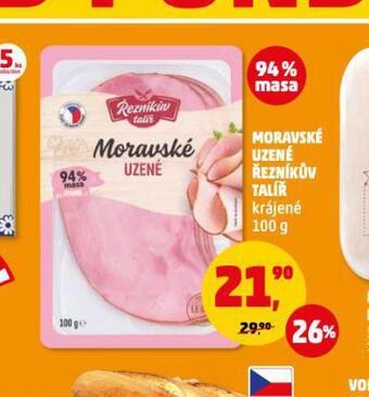 Penny Market Moravské uzené nabídka