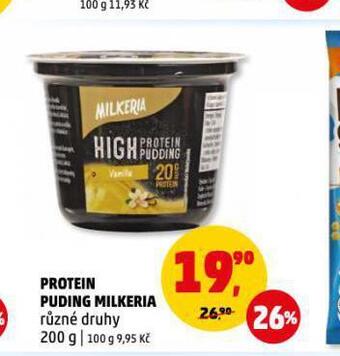 Penny Market Protein puding milkeria nabídka