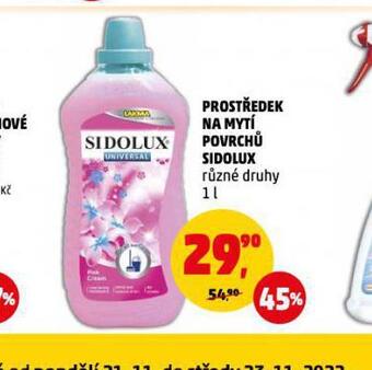 Penny Market Sidolux prostředek na mytí povrchů nabídka