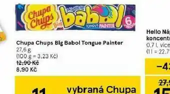 Tesco Chupa chups big babol tongue painter nabídka