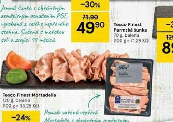 Tesco Tesco finest parmská šunka nabídka
