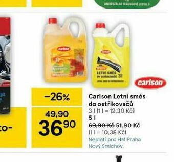 Tesco Carlson letní směs do ostřikovačů nabídka