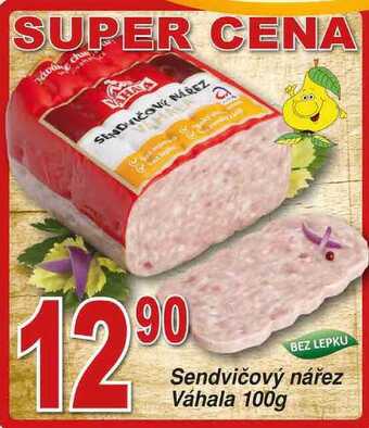 Hruška Váhala sendvičový nářez 100g nabídka