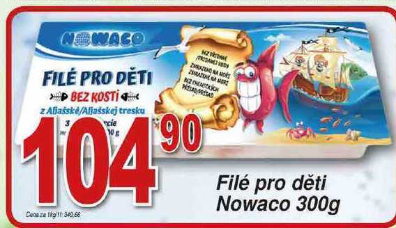 Hruška Nowaco filé pro děti 300g nabídka