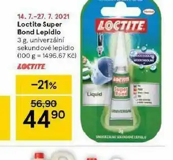 Tesco Lo ctite super bond lepidlo nabídka