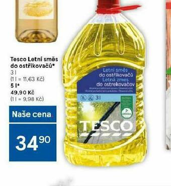Tesco Tesco letní směs do ostřikovačů nabídka