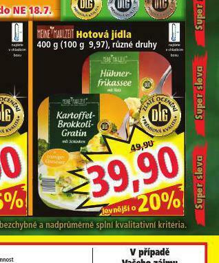 Hotová jídla