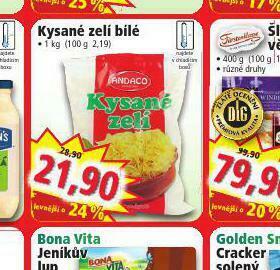 Norma Kysané zelí bílé nabídka